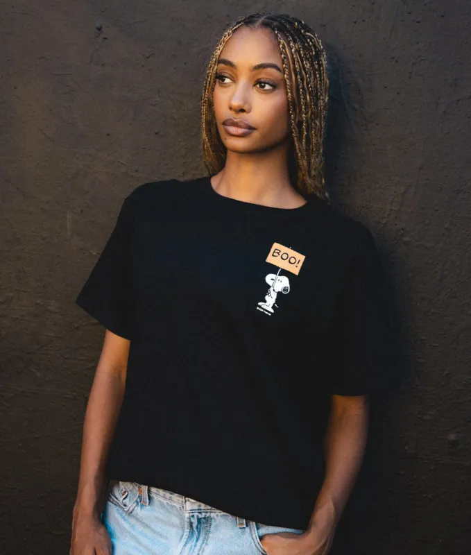 Peanuts Snoopy Boo Womens Tee made by riot society