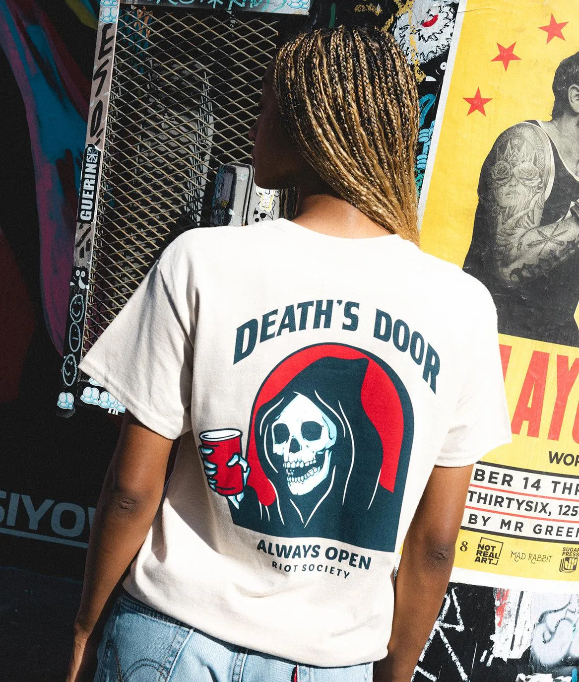 Death's Door Reaper Womens Tee Sale sold by riot society product image thumbnail 2