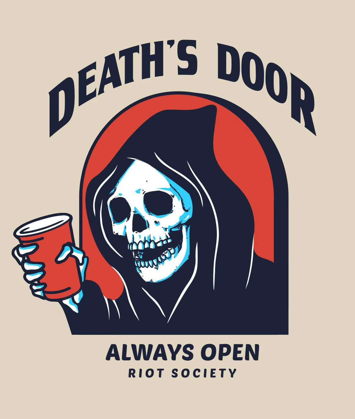 Death's Door Reaper Womens Tee Sale sold by riot society product image thumbnail 3