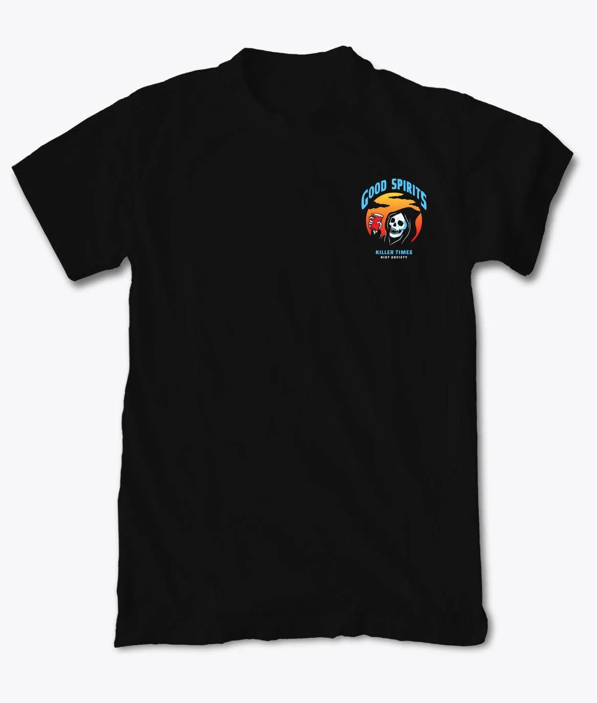 Good Spirits Reaper Mens T-Shirt sold by riot society product image thumbnail 4