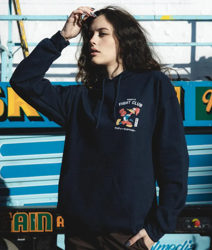 Woody Woodpecker's Fight Club Womens Hoodie sold by riot society