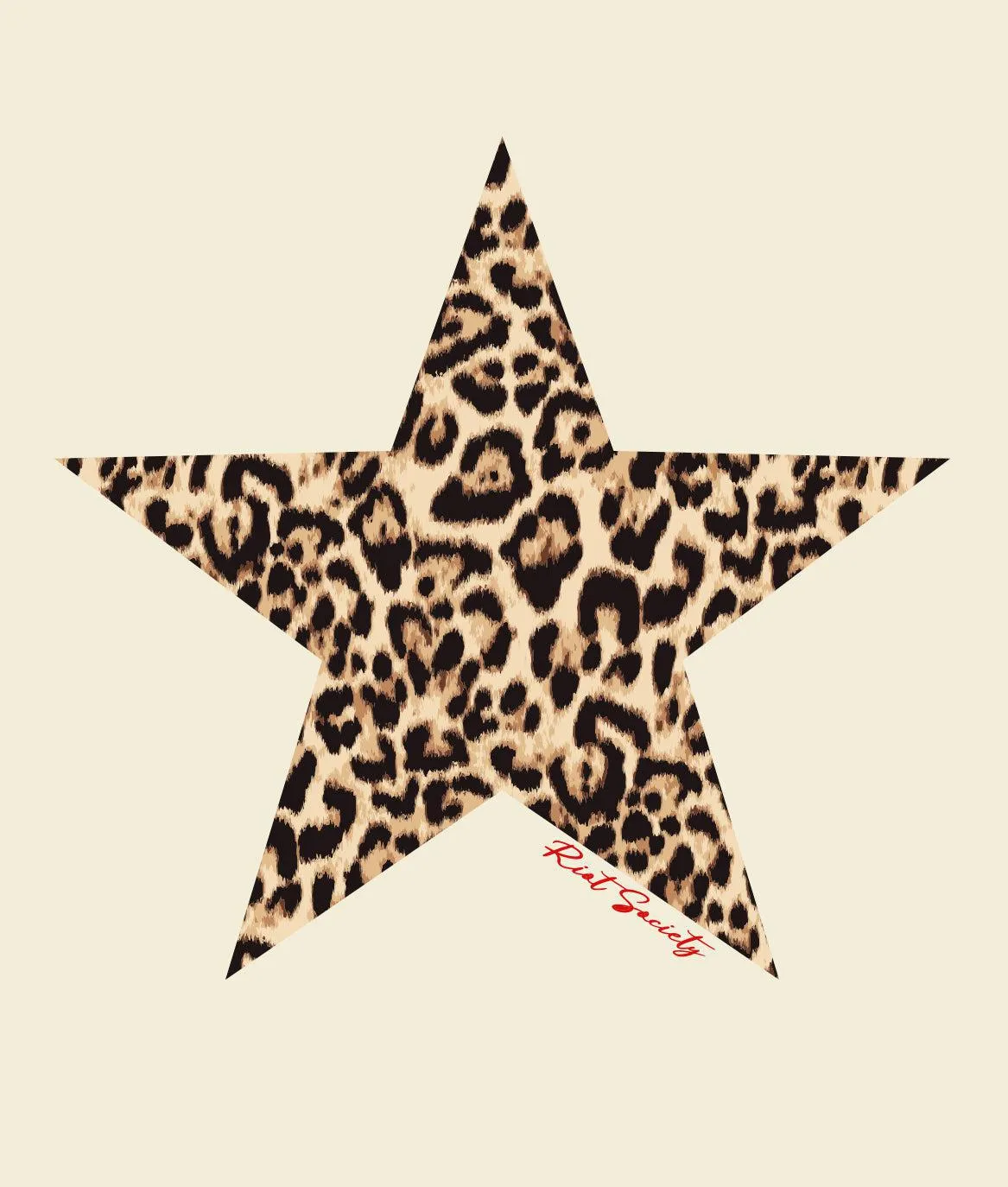 Leopard Star Boyfriend Tee sold by riot society product image thumbnail 5