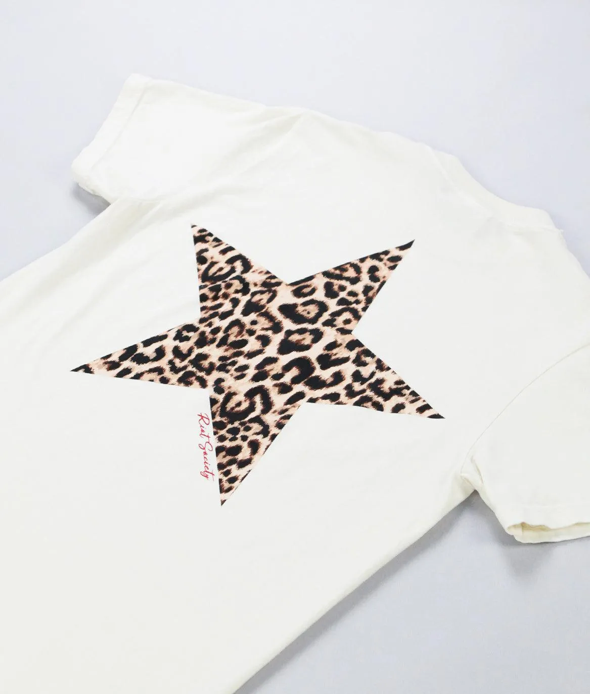 Leopard Star Boyfriend Tee sold by riot society product image thumbnail 3