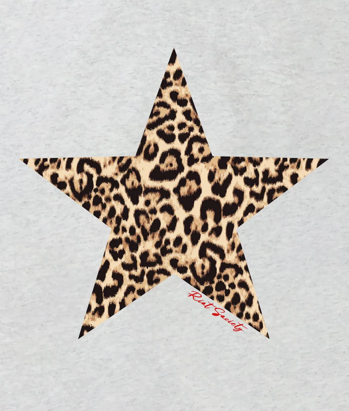 Leopard Star Womens Hoodie sold by riot society product image thumbnail 5