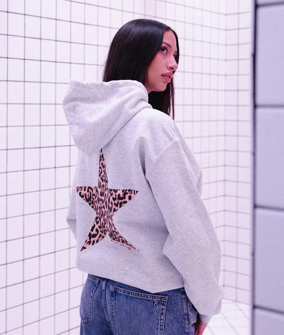 Leopard Star Womens Hoodie sold by riot society product image thumbnail 2