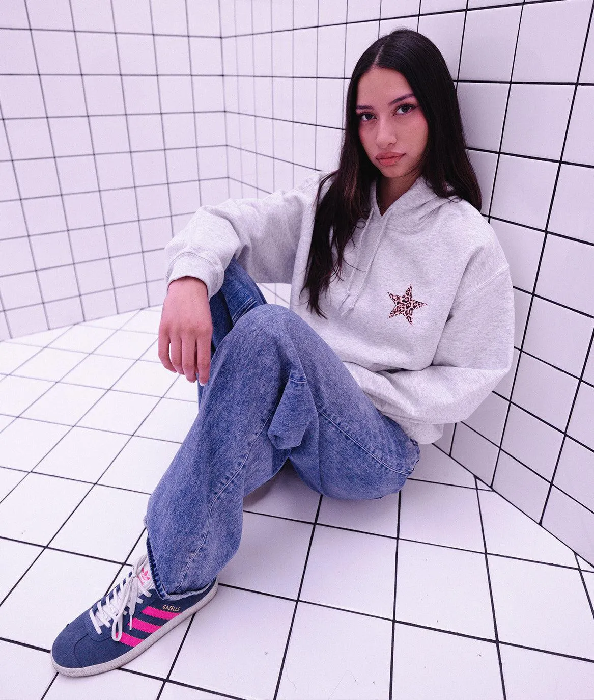 Leopard Star Womens Hoodie sold by riot society