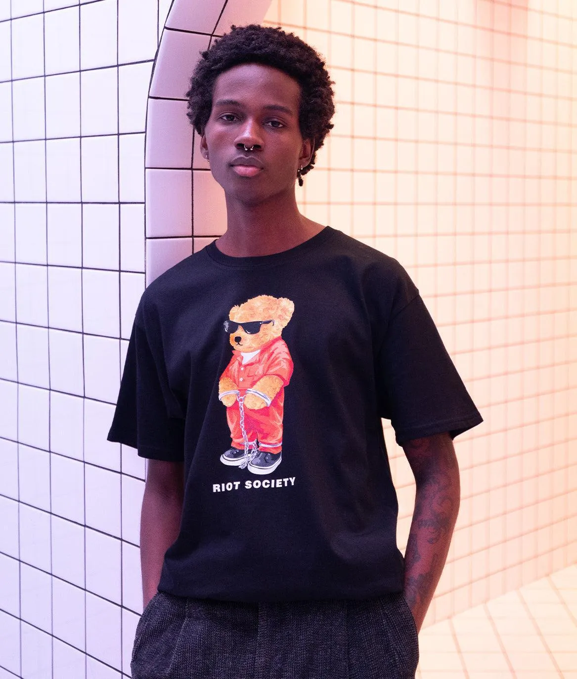 County Teddy Bear Mens T-Shirt Sale sold by riot society product image thumbnail 2