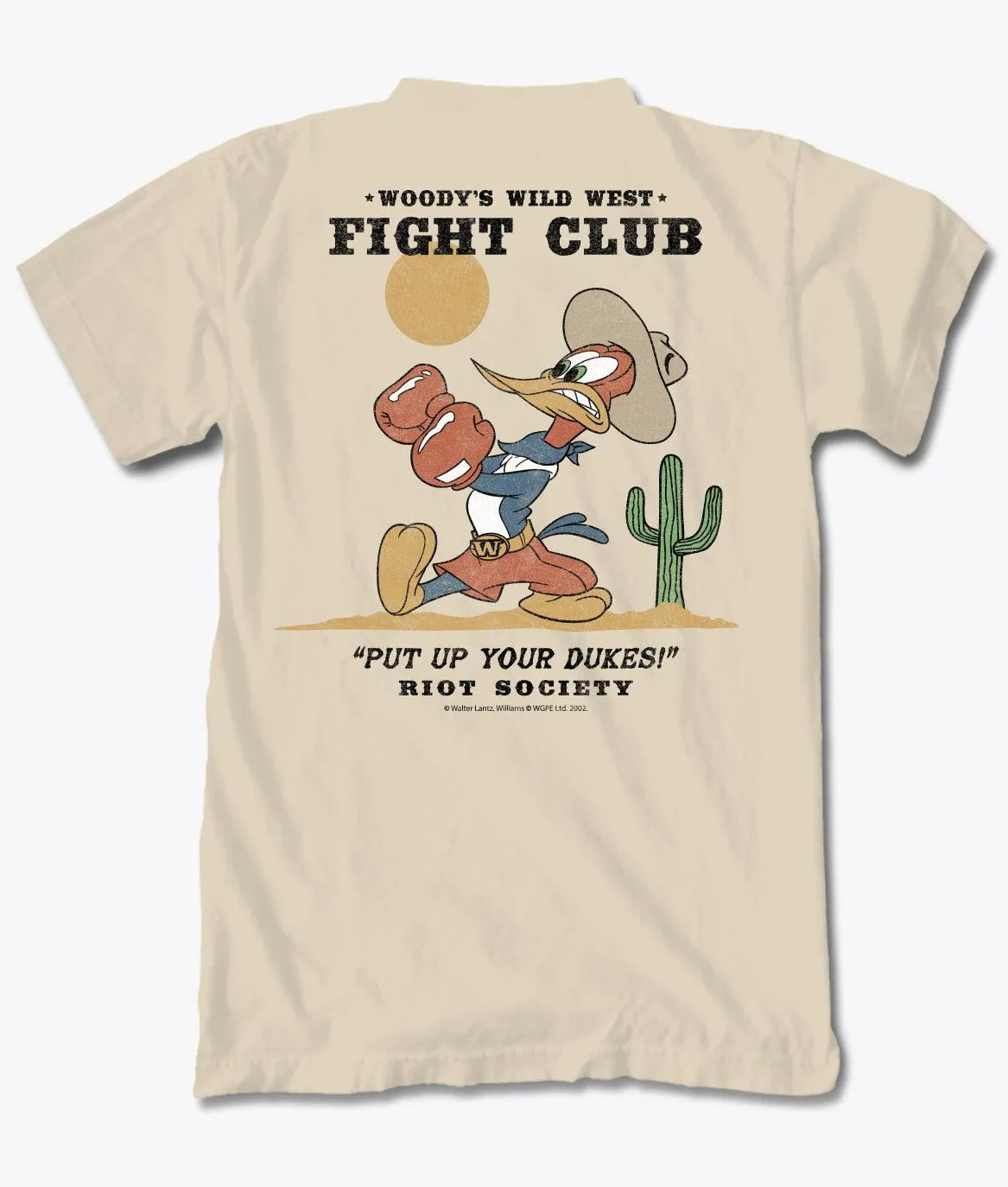 Woody Woodpecker's Wild West Fight Club Boys Tee Sale sold by riot society