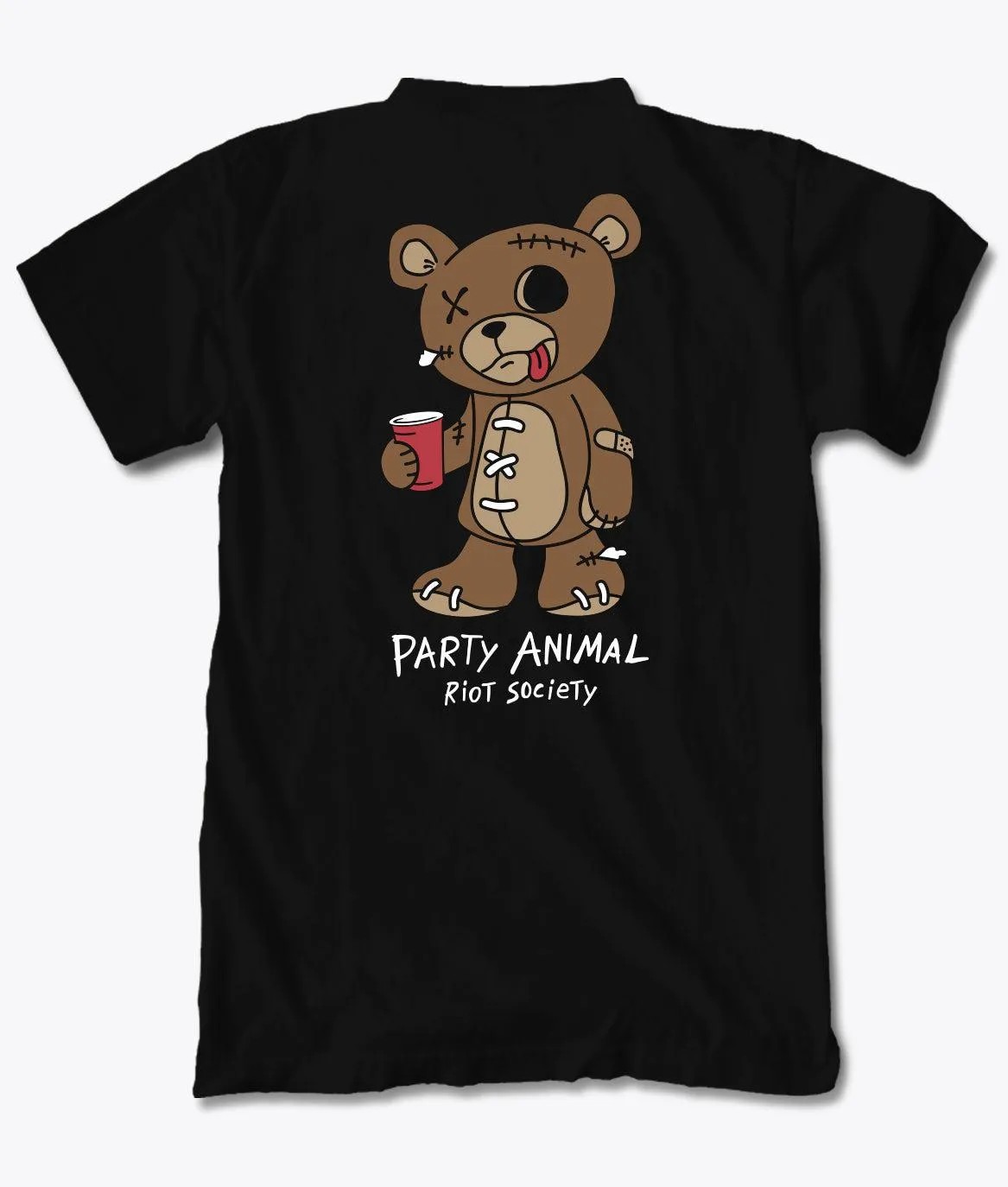 Party Animal Teddy Bear Boys Tee sold by riot society