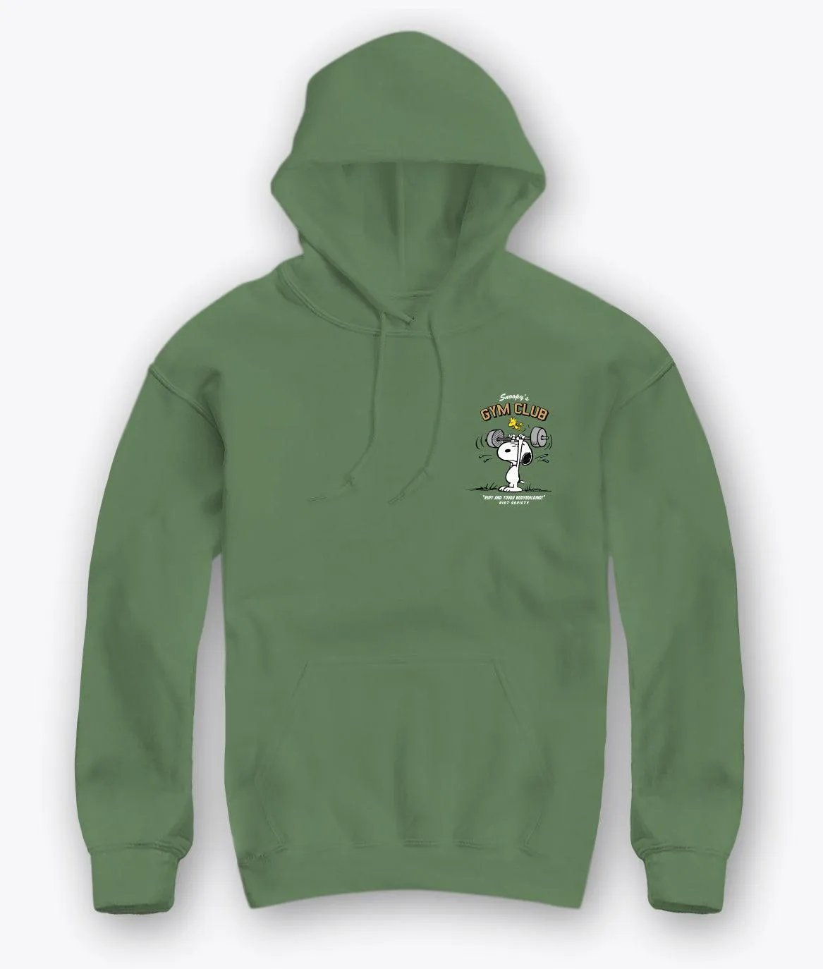 Peanuts Snoopy's Gym Club Mens Hoodie sold by riot society product image thumbnail 4