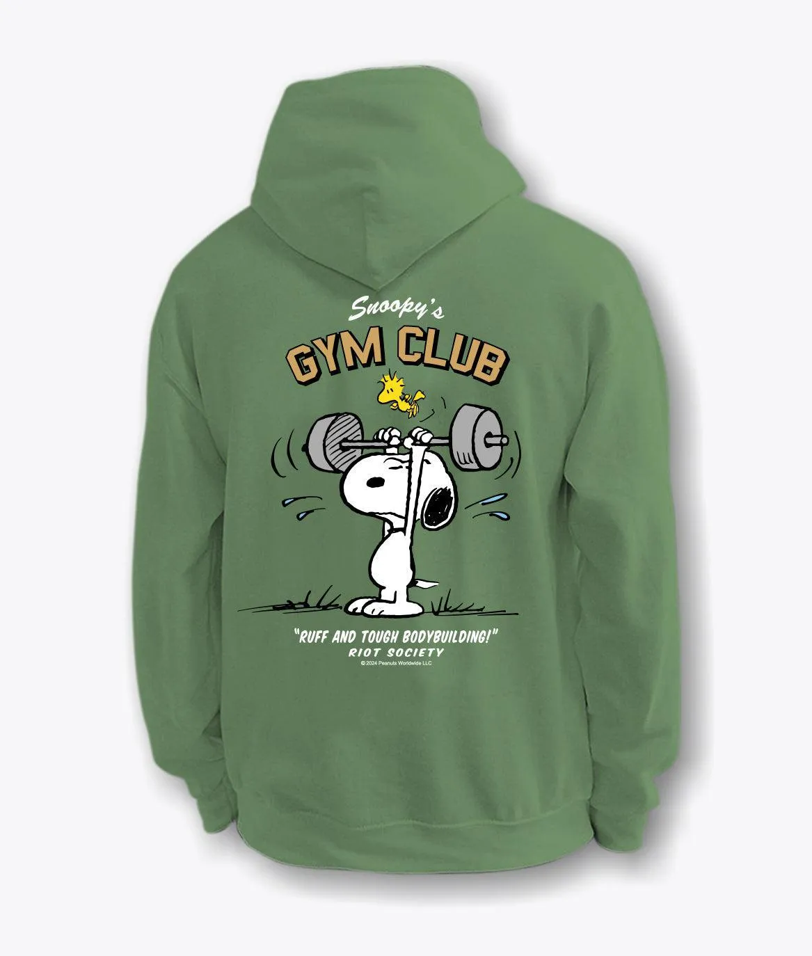 Peanuts Snoopy's Gym Club Mens Hoodie sold by riot society