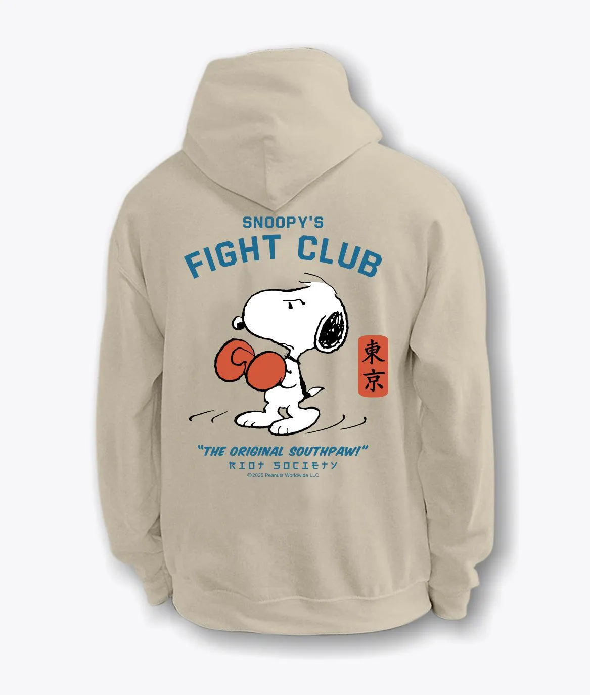 Peanuts Snoopy's Fight Club Mens Hoodie sold by riot society