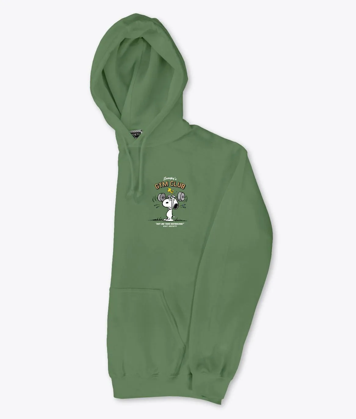 Peanuts Snoopy's Gym Club Womens Hoodie sold by riot society product image thumbnail 4