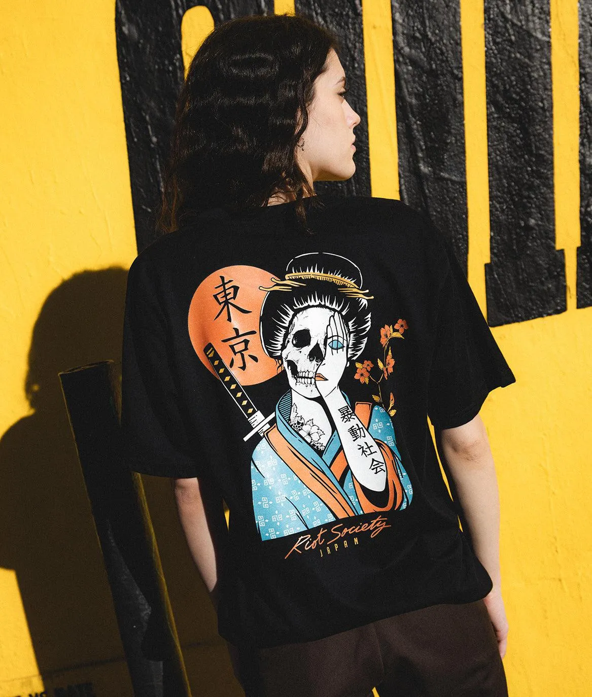 Geisha Shame 3.0 Womens Tee sold by riot society product image thumbnail 2