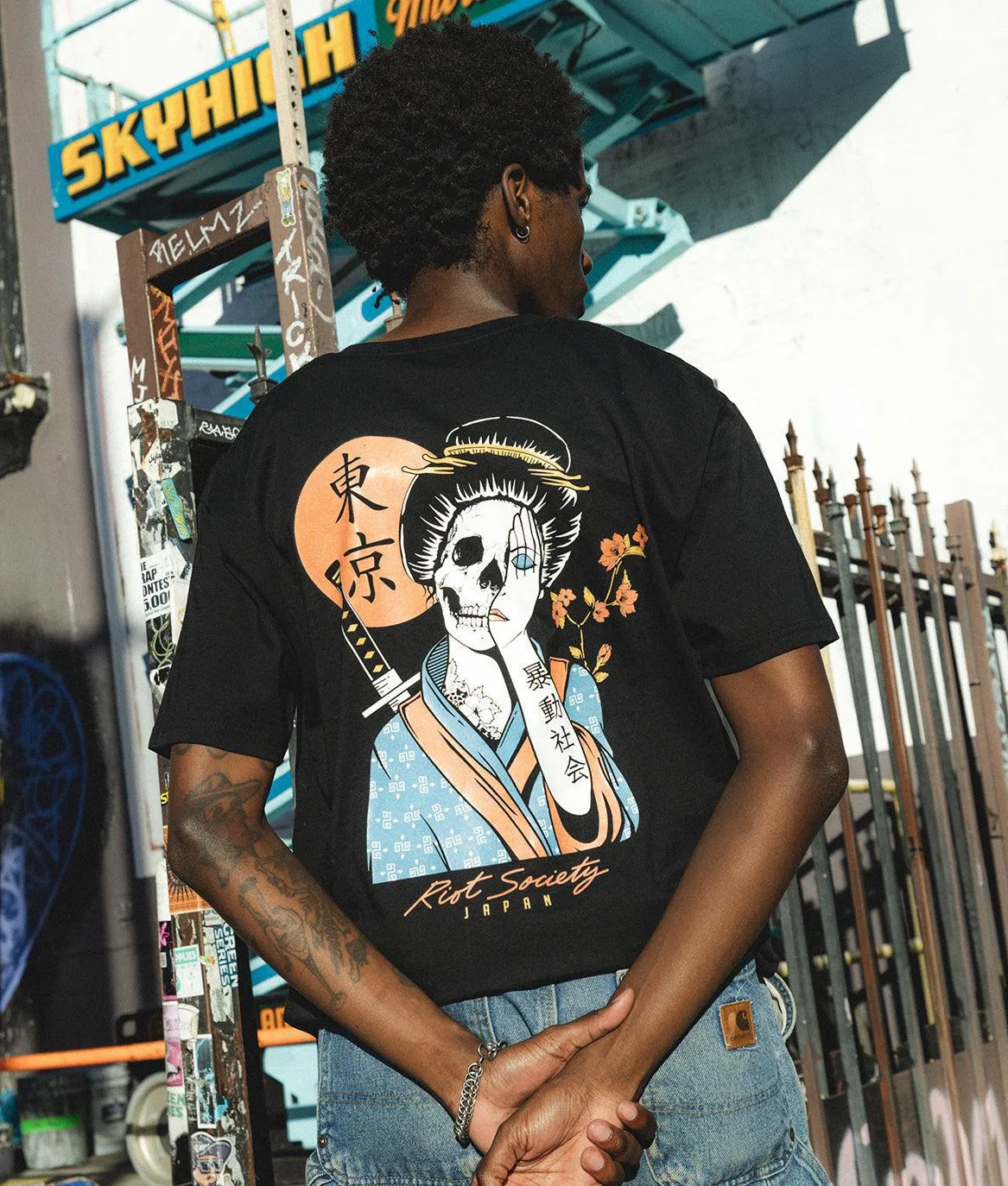 Geisha Shame 3.0 Mens T-Shirt sold by riot society product image thumbnail 3