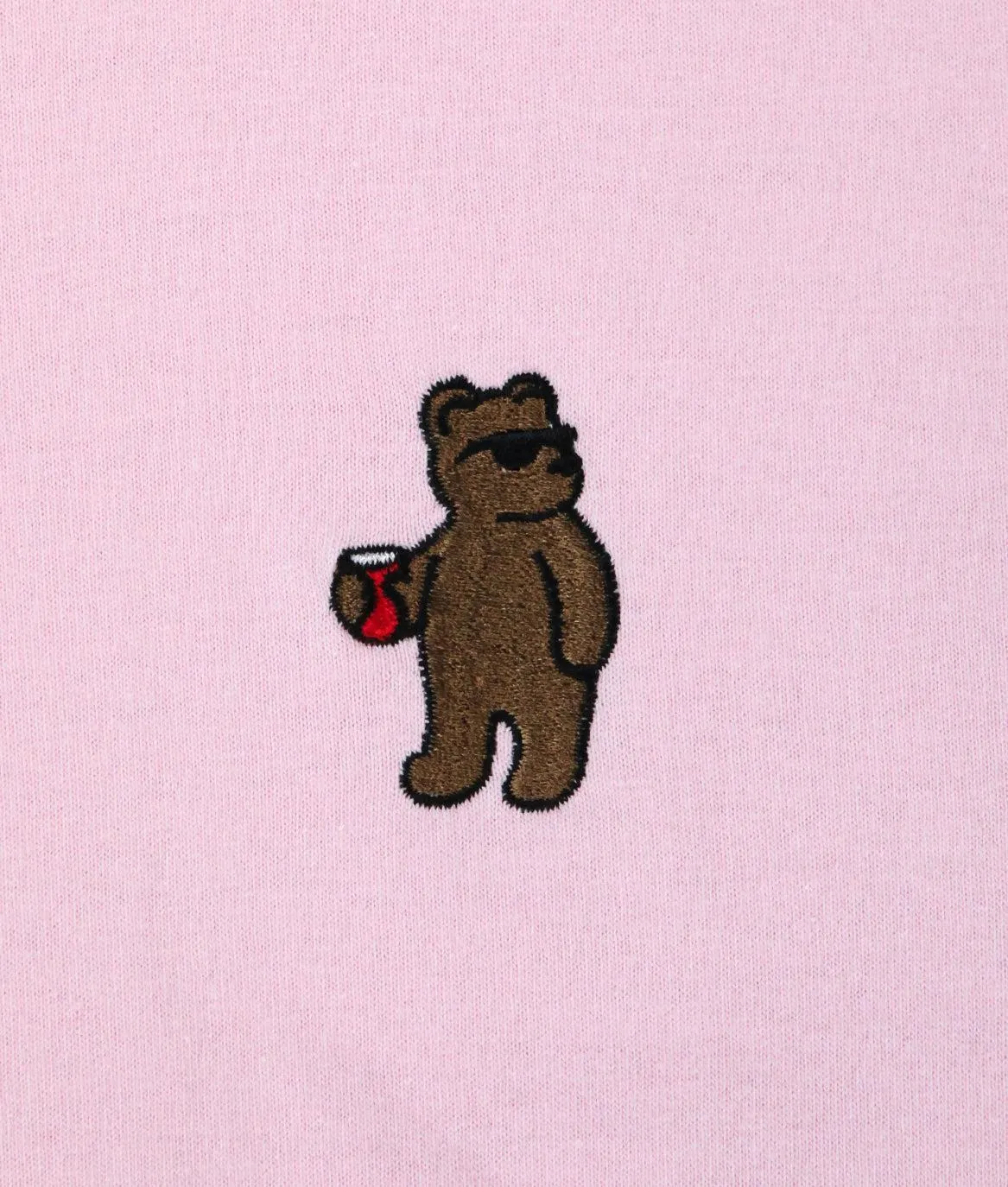 Riot Bear Embroidered Mens T-Shirt sold by riot society product image thumbnail 2