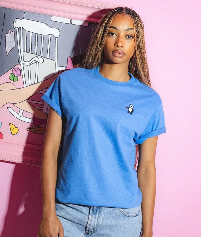 Panda Bear Embroidered Womens Tee sold by riot society