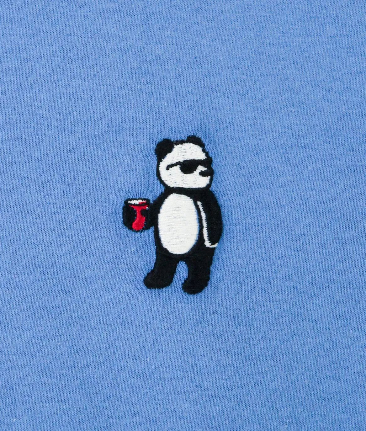 Panda Bear Embroidered Mens T-Shirt sold by riot society product image thumbnail 2