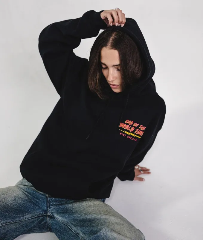 Reaper DJ End of the World Tour Womens Hoodie sold by riot society