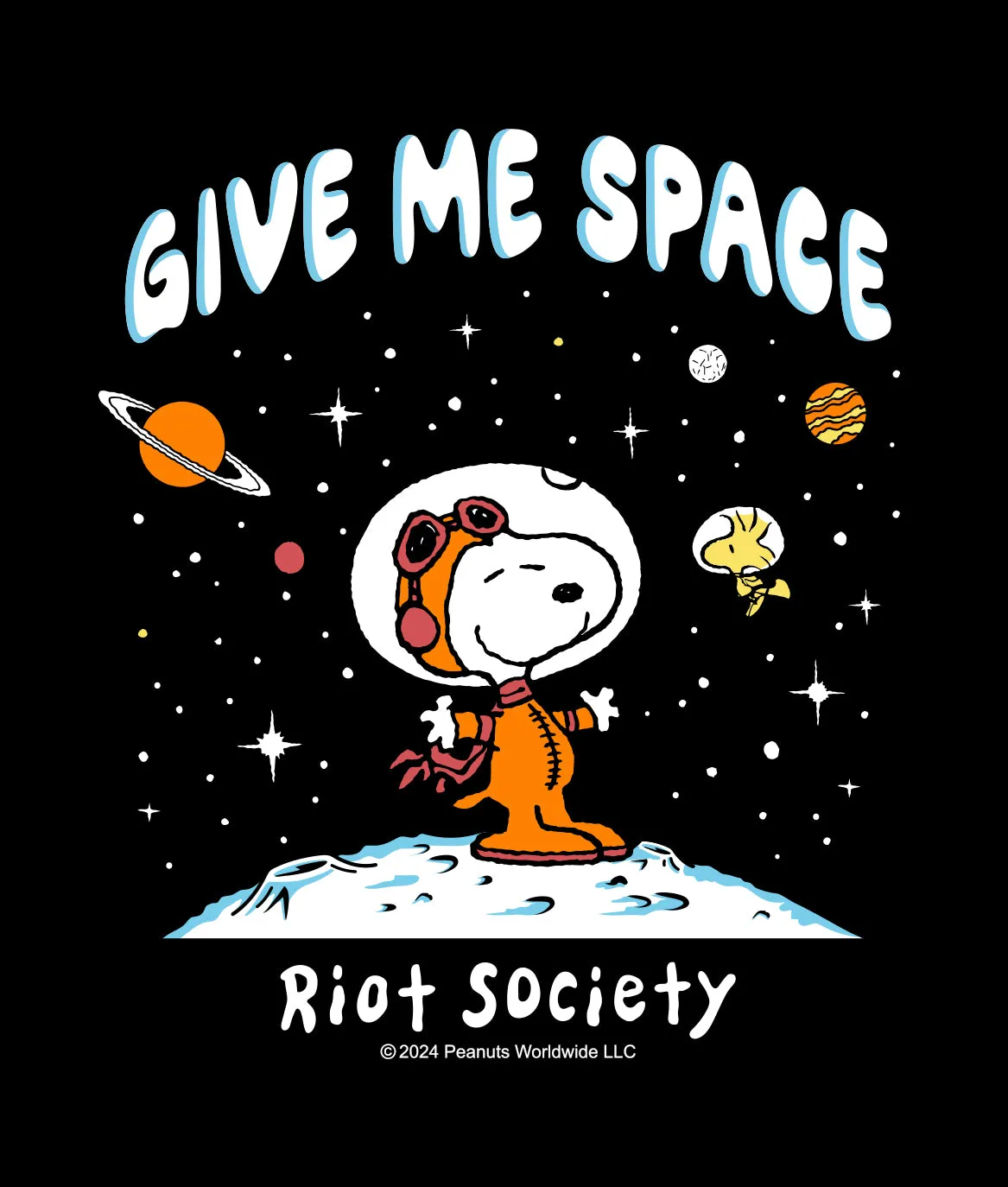 Peanuts Snoopy's Give Me Space Boys Tee sold by riot society product image thumbnail 3