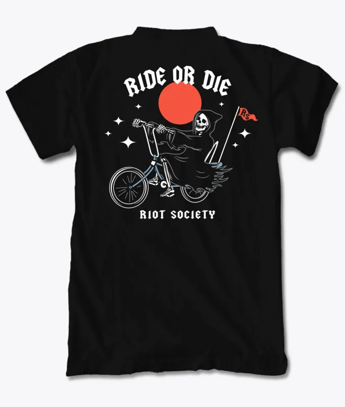 Reaper Ride or Die Low Rider Boys Tee sold by riot society