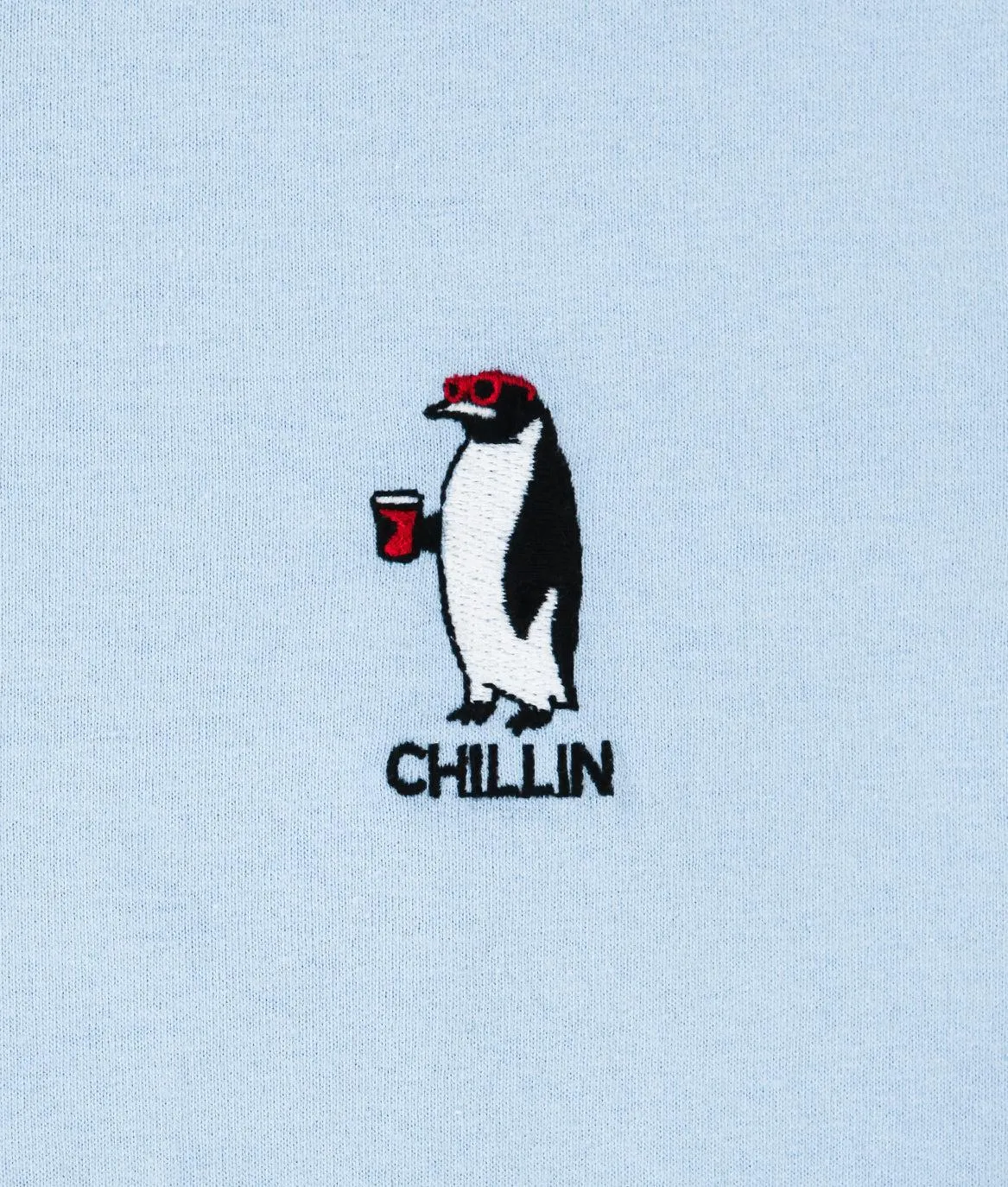 Chillin Penguin Embroidered Womens Tee sold by riot society product image thumbnail 2