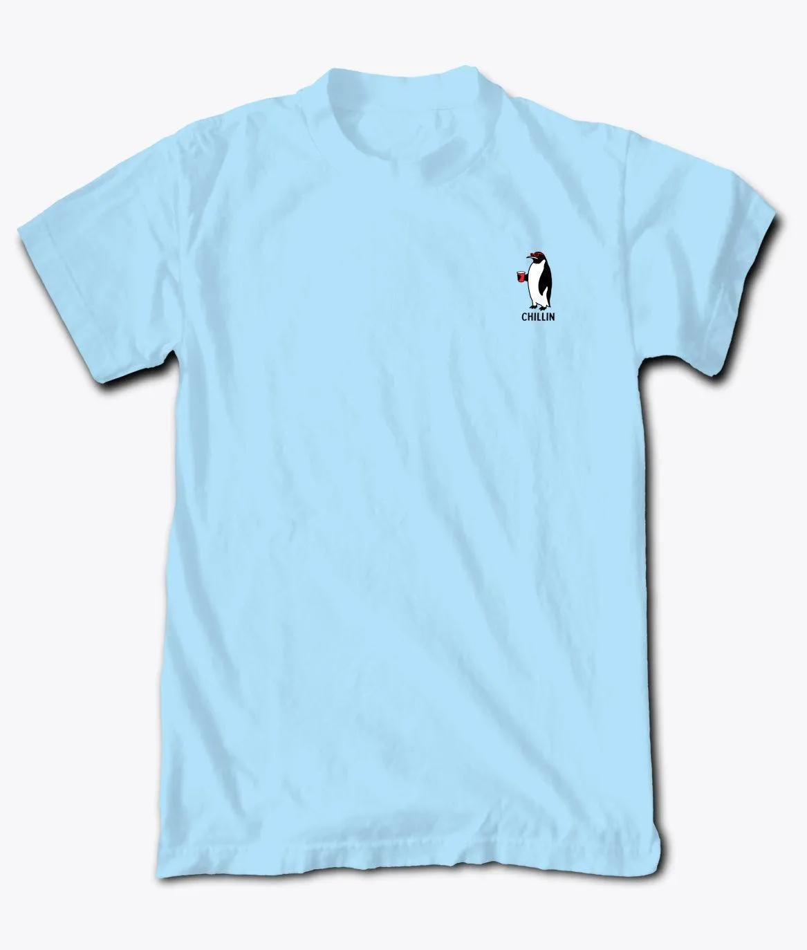 Chillin Penguin Embroidered Mens T-Shirt sold by riot society product image thumbnail 3