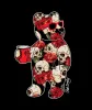 Skull Rose Bear Mens T-Shirt sold by riot society
