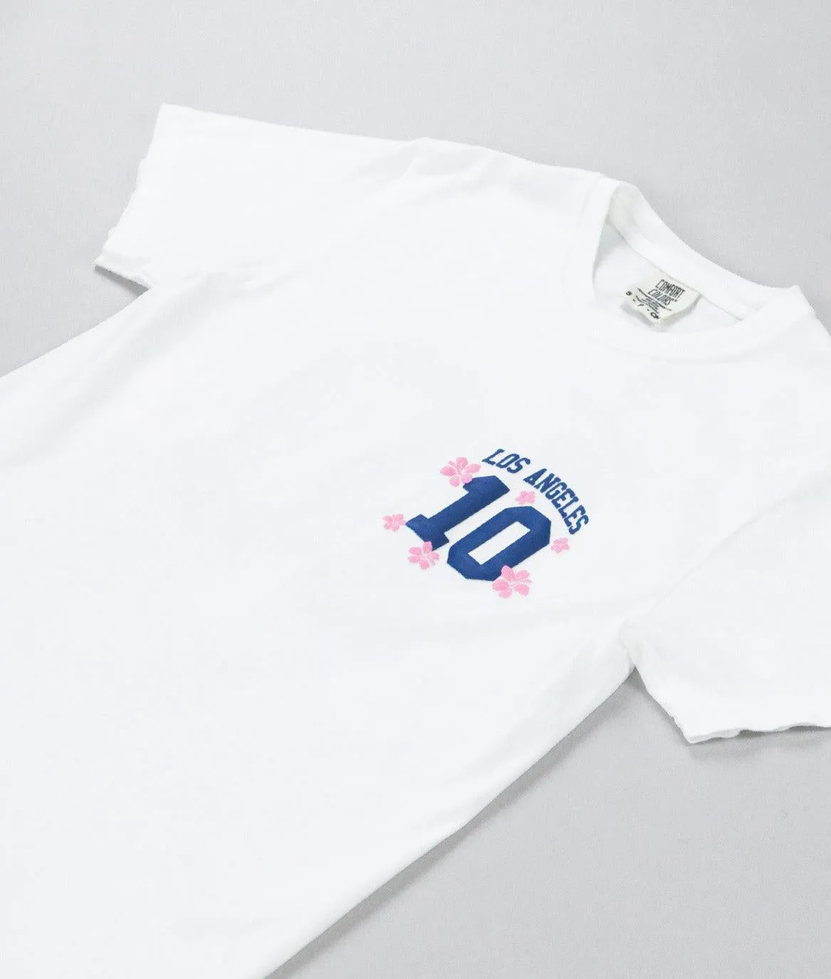 Los Angeles Hibiscus Puff Boyfriend Tee sold by riot society product image thumbnail 4