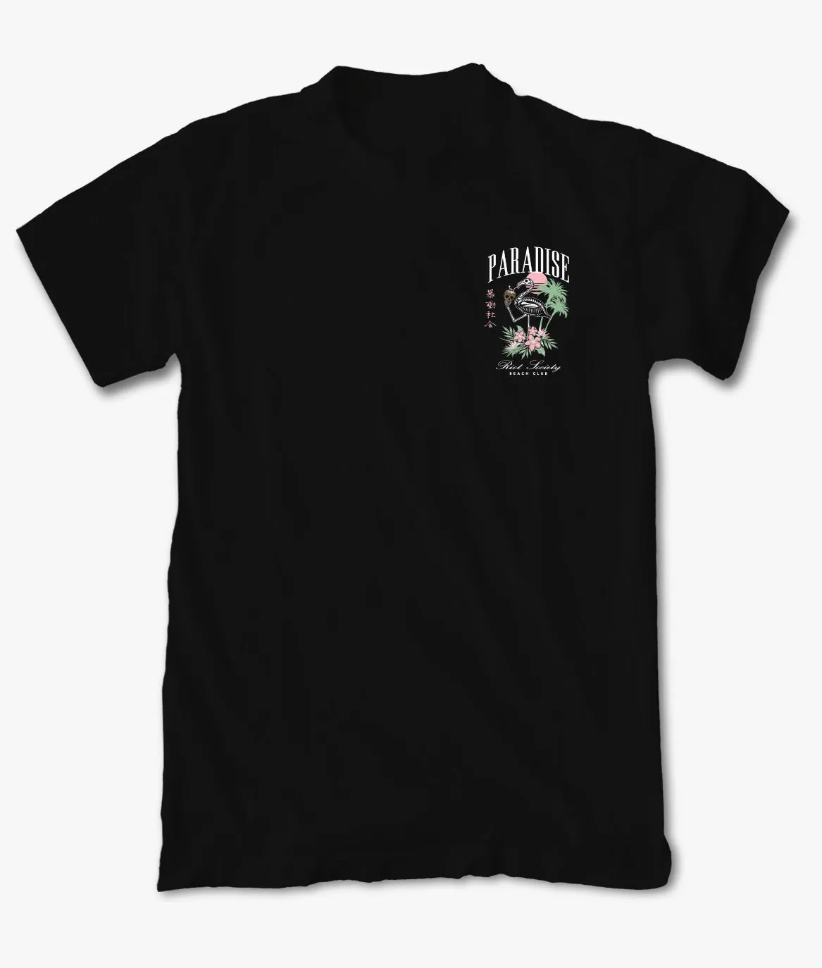 Skeleton Flamingo Paradise Beach Club Mens T-Shirt sold by riot society product image thumbnail 4