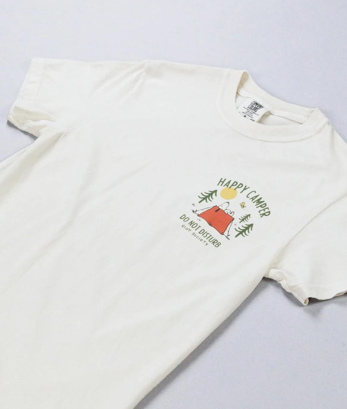 Peanuts Snoopy Happy Camper Boyfriend Tee sold by riot society product image thumbnail 4