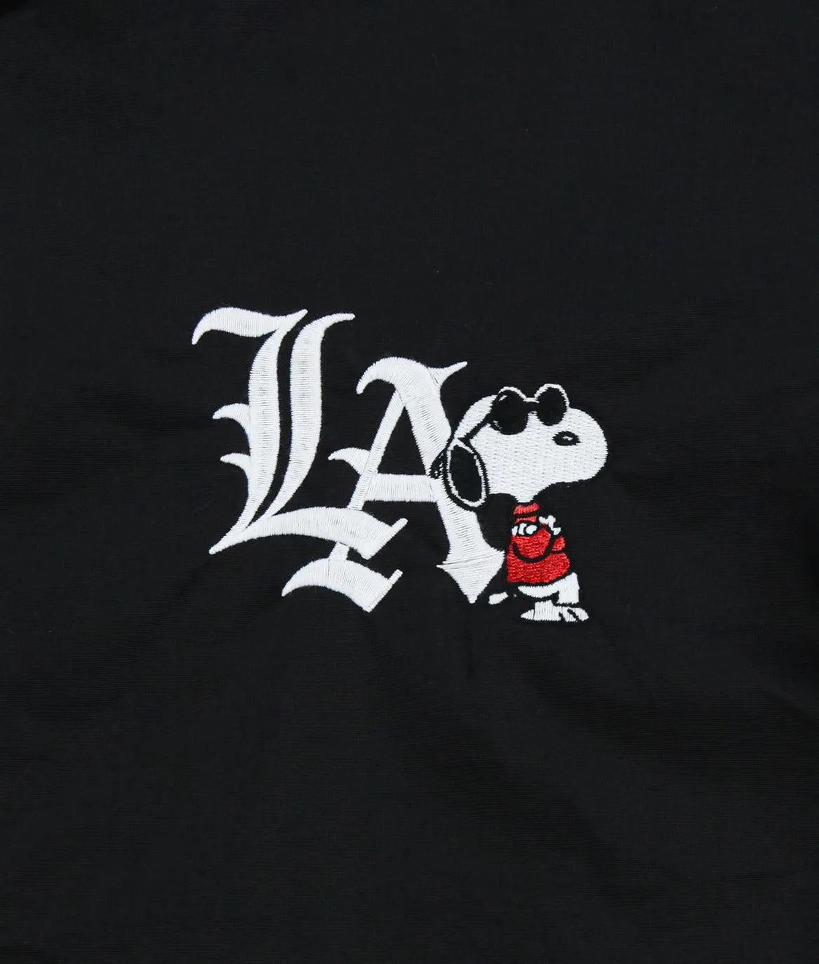 Peanuts Snoopy LA Chill Embroidered Mens Coaches Jacket sold by riot society product image thumbnail 3