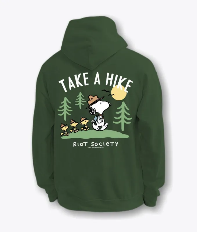 Peanuts Snoopy Take a Hike Mens Hoodie sold by riot society