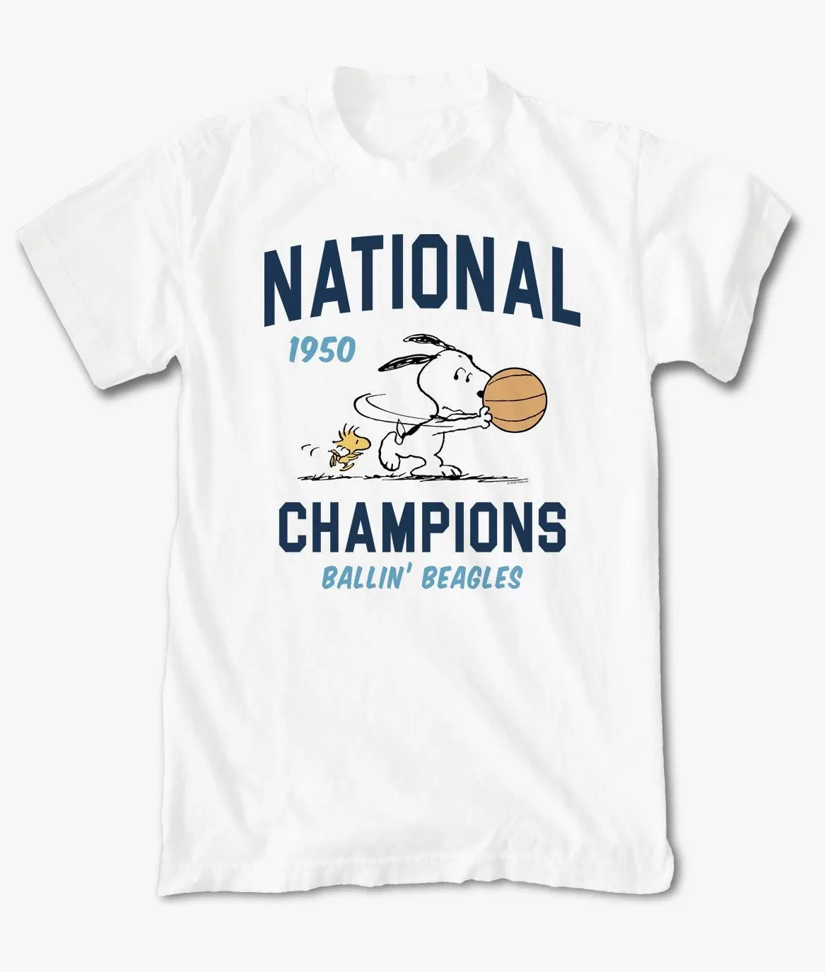 Peanuts Snoopy & Woodstock Basketball Mens T-Shirt sold by riot society