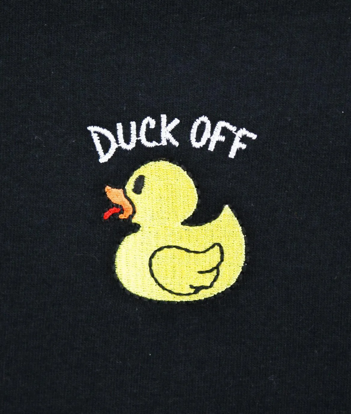 Duck Off Embroidered Mens T-Shirt sold by riot society product image thumbnail 2
