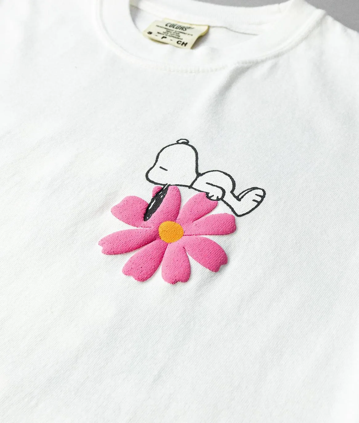 Peanuts Snoopy's Flower Market Puff Boyfriend Tee sold by riot society product image thumbnail 4