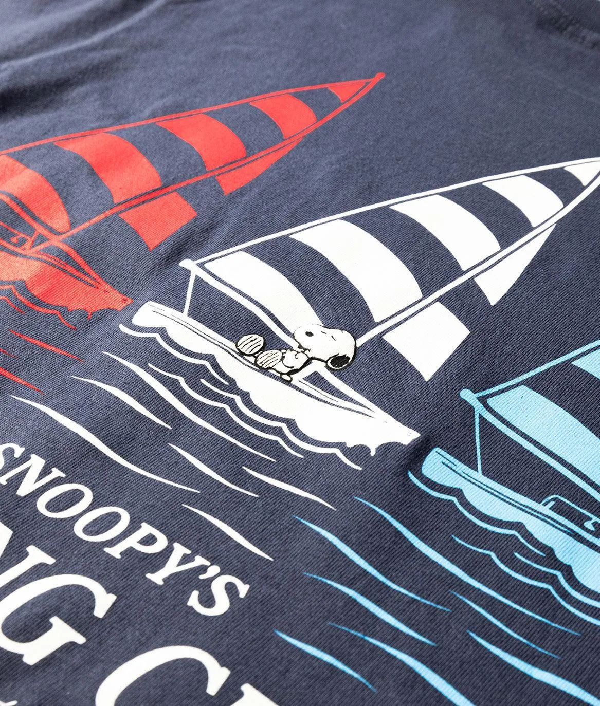 Peanuts Snoopy's Sailing Club Puff Boyfriend Tee sold by riot society product image thumbnail 3