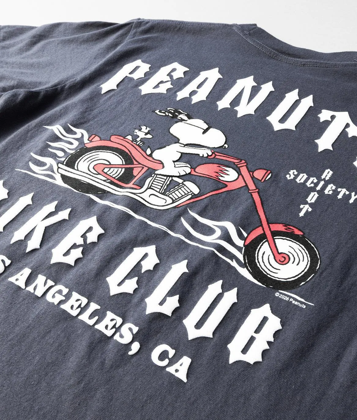 Peanuts Snoopy Bike Club Puff Boyfriend Tee sold by riot society product image thumbnail 3