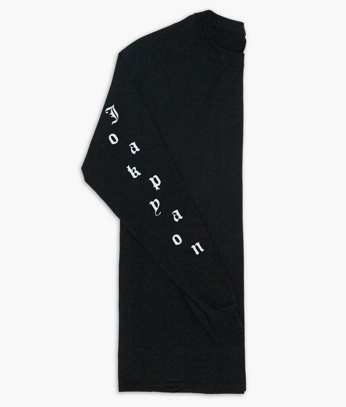 Panda Rose Distressed Mens Long Sleeve T-Shirt - Black sold by riot society product image thumbnail 5