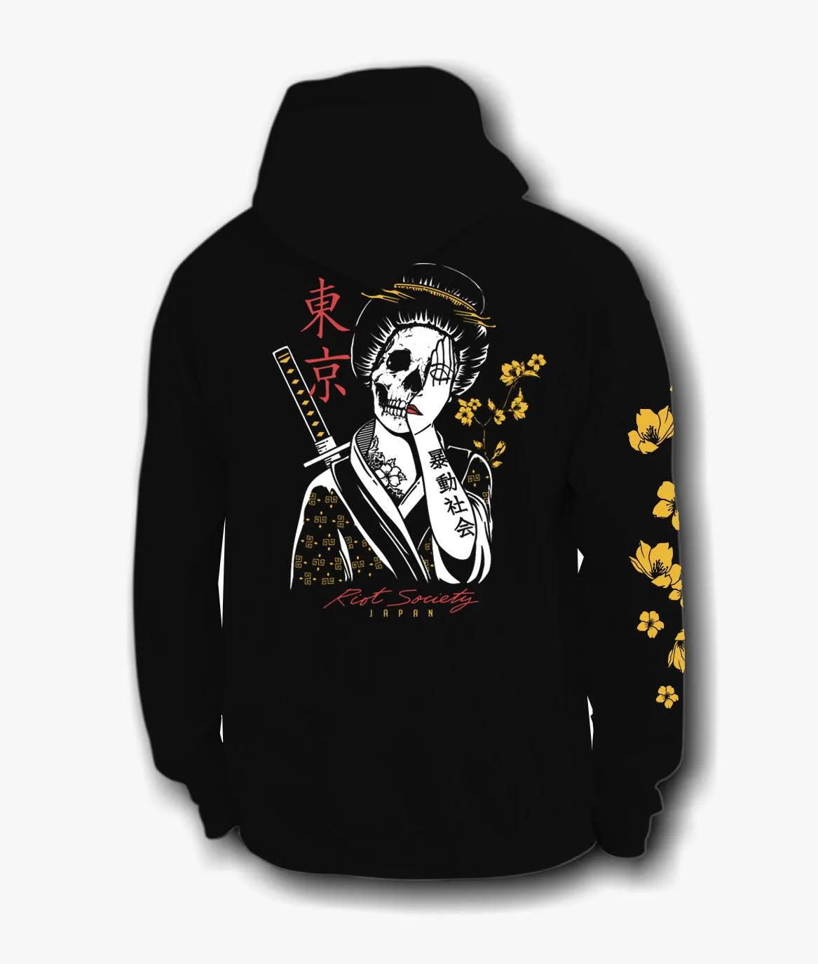 Geisha Shame Mens Hoodie sold by riot society
