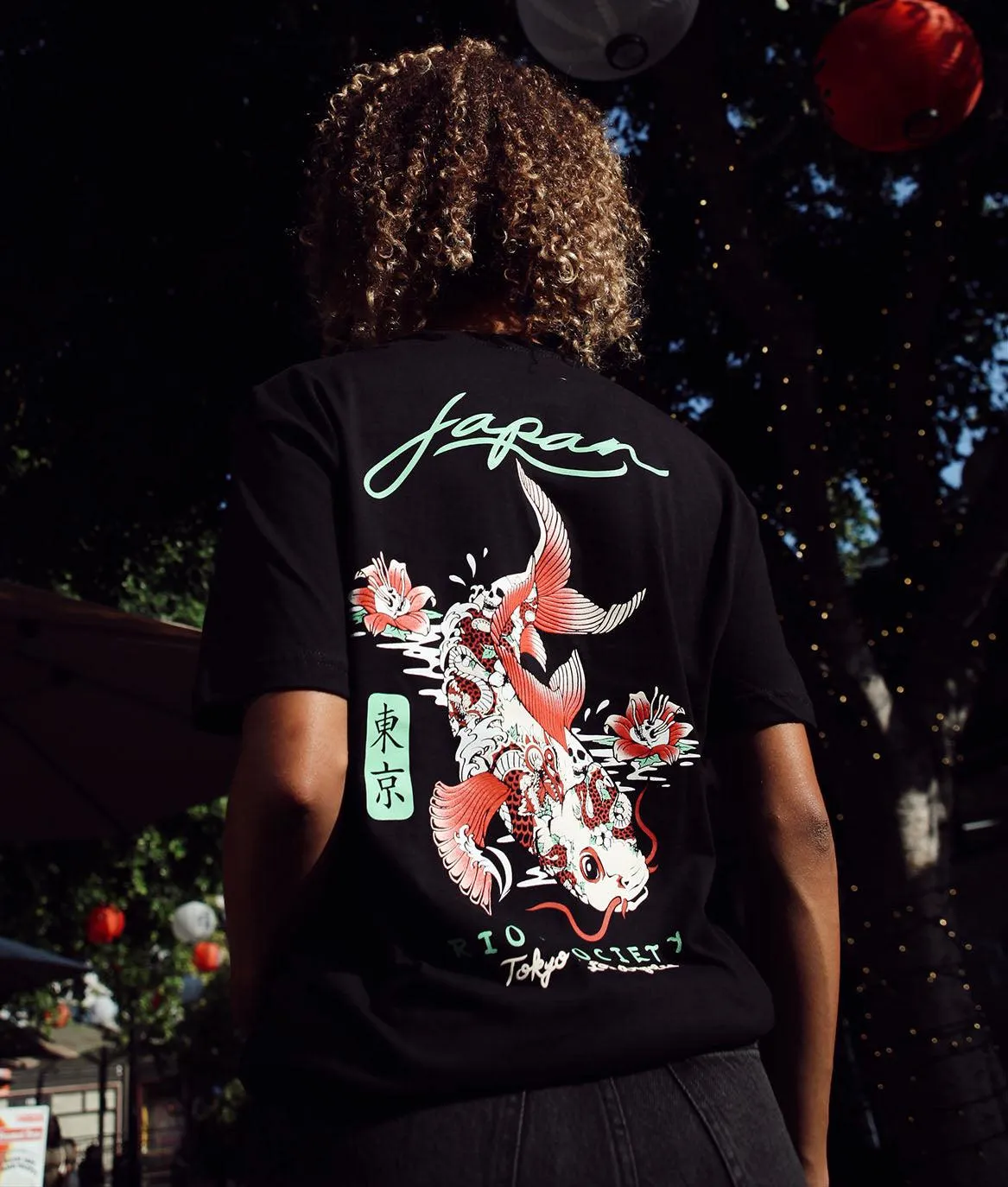Japan Koi Tattoo Womens Tee sold by riot society product image thumbnail 2