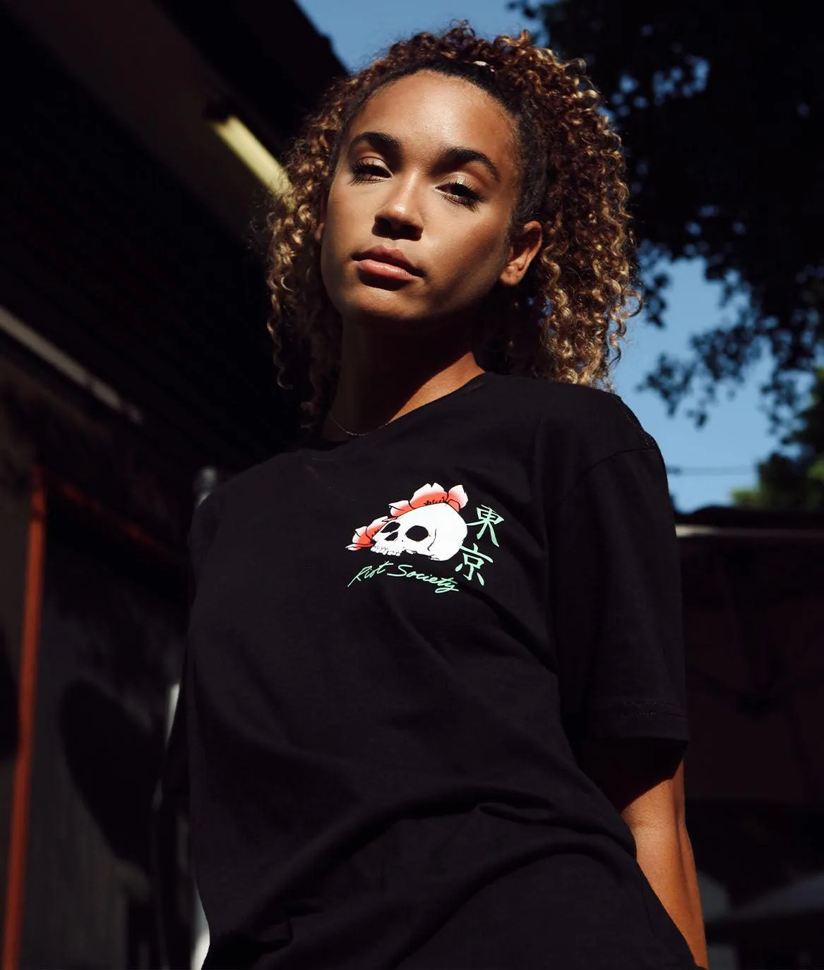 Japan Koi Tattoo Womens Tee sold by riot society