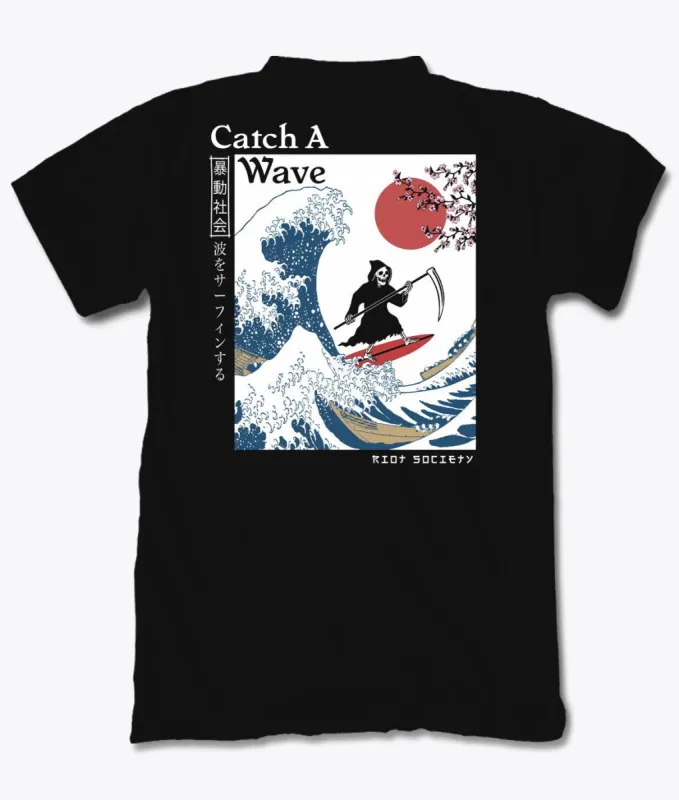 Reaper Wave Rider 2.0 Mens T-Shirt sold by riot society