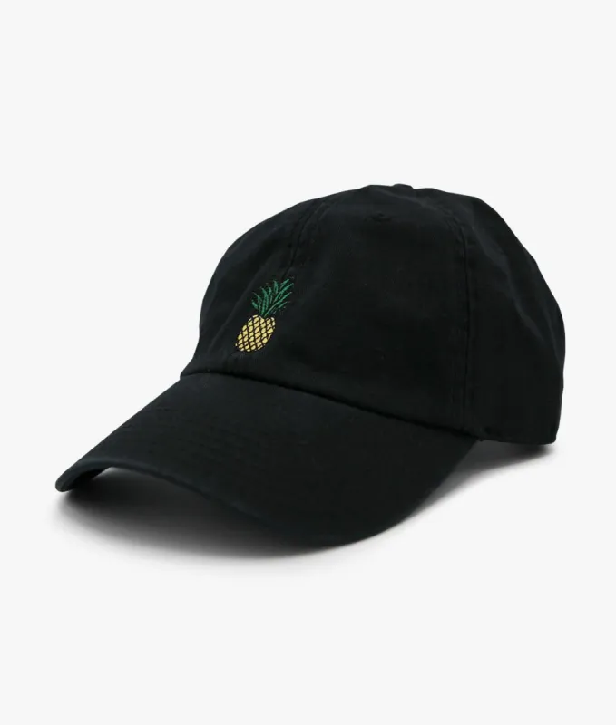 Pineapple Embroidered Dad Hat sold by riot society
