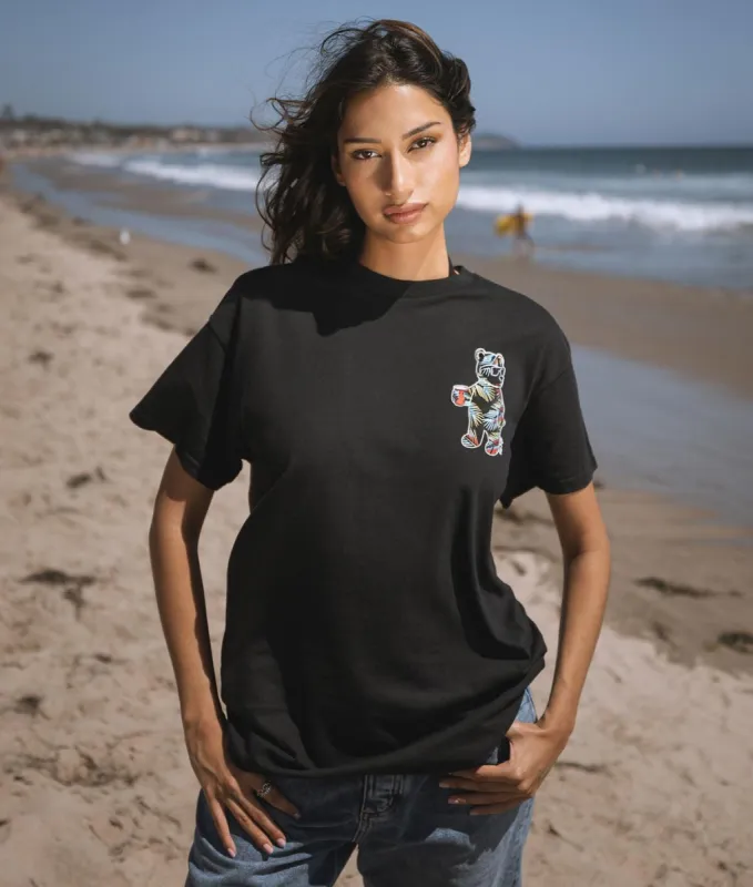 Tropical Palms Bear Womens Tee sold by riot society