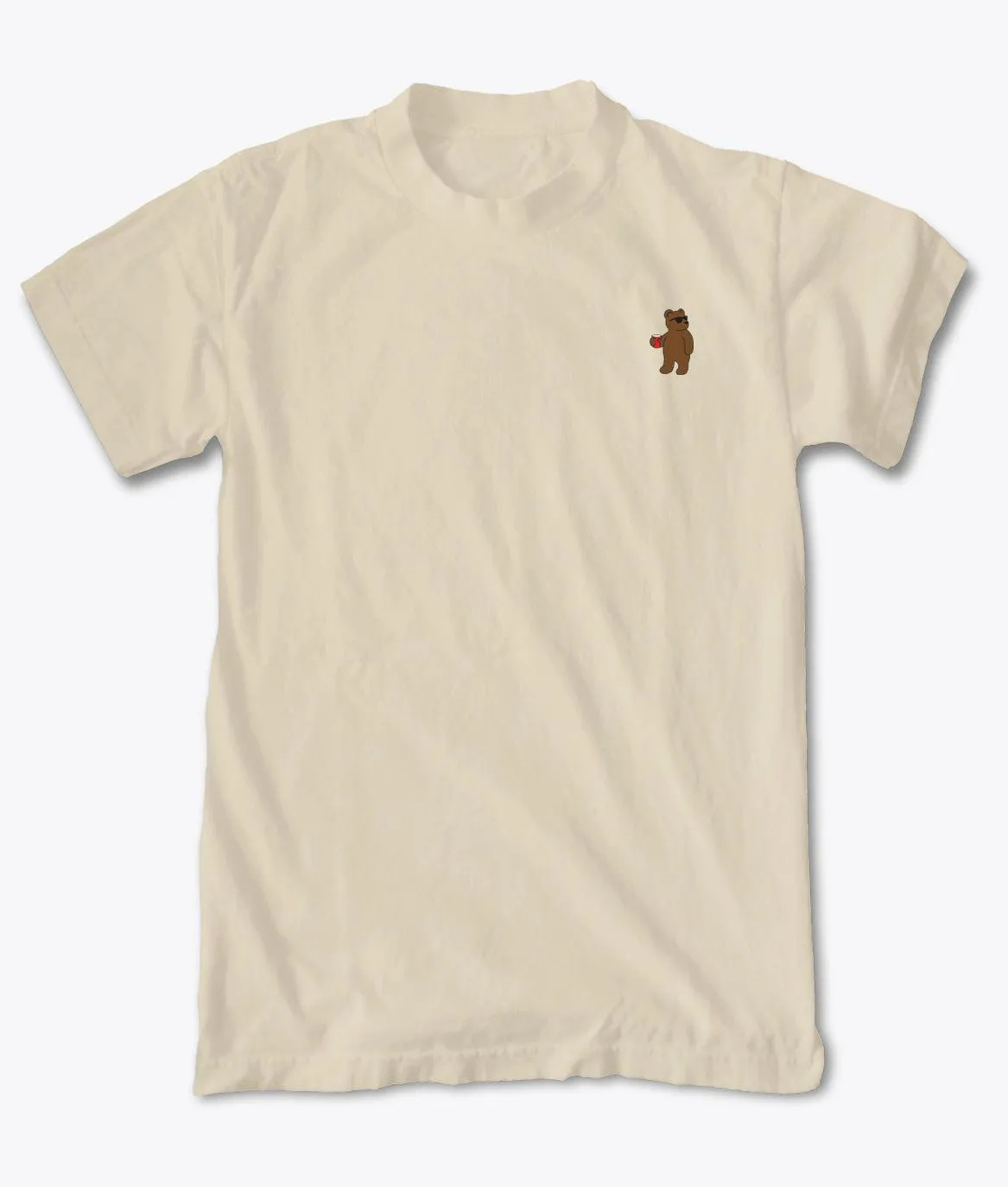Riot Bear Embroidered Mens T-Shirt sold by riot society product image thumbnail 3