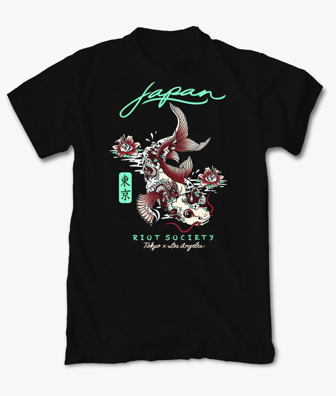 Japan Koi Tattoo Boys Tee sold by riot society