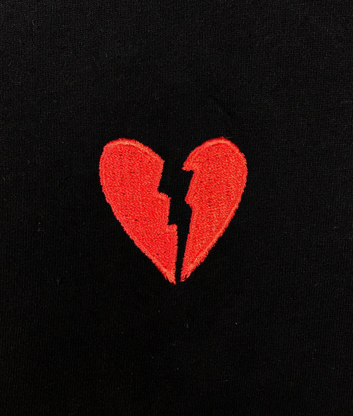 Broken Heart Embroidered Womens Tee sold by riot society product image thumbnail 2