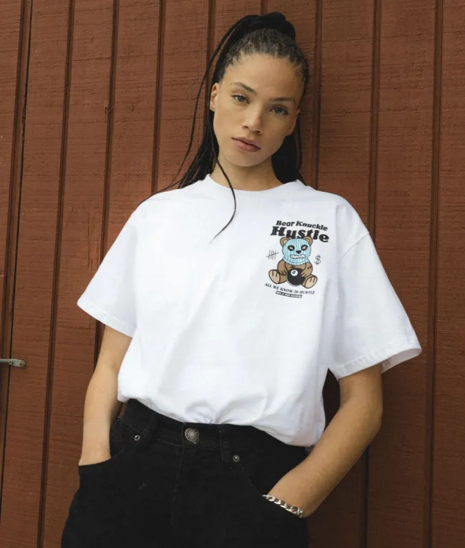 Dro x Riot Society Bear Knuckle Hustle Womens Tee sold by riot society