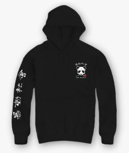 Panda Rose Skull Tattoo Mens Hoodie sold by riot society